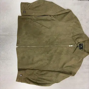 h&m 블루종 자켓 스웨이드 원단