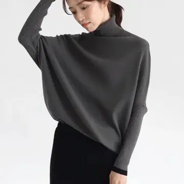 CLOVE 그레이 터틀넥 니트 원피스 9호 새상품 배송비 포함 가격