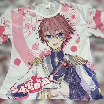 스토푸리 사토미 풀 그래픽 T셔츠