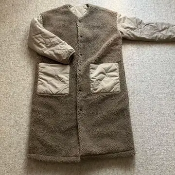 오니츠카타이거 보아 퀼팅 롱 코트