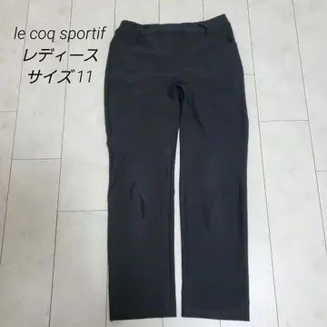 le coq sportif 여성용 스트레치 팬츠 사이즈 11 블랙
