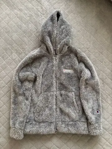 새상품급 Champion 플리스 후드티 M 그레이