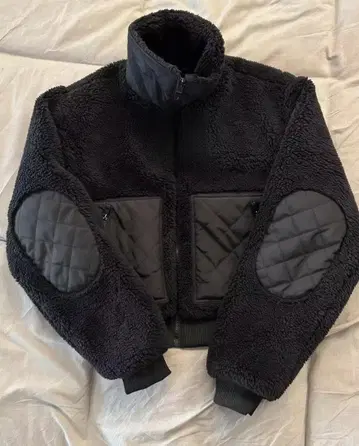 alo 플리스 자켓 블랙