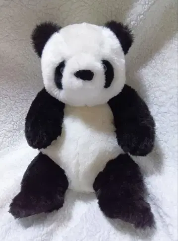 정품 골동품 새상품급 선앤스타 팬더 봉제 인형 레트로 약 32cm