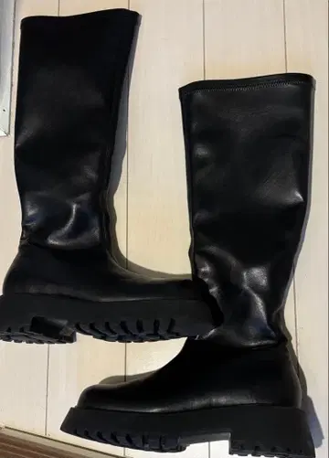 moussy AIR EASE 롱 부츠