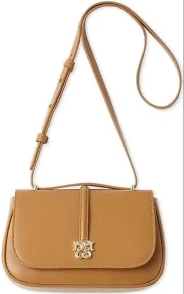 스나이델 snidel 라운드 플랩 백 카멜