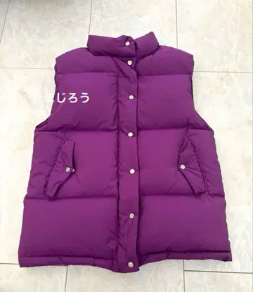 새상품급 Loungedress 다운 베스트 퍼플