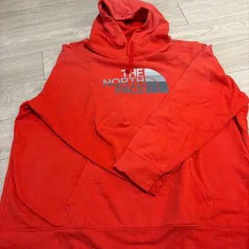 THE NORTH FACE 오렌지 후드 부착 후드티