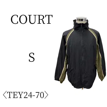 CourtClub 코트클럽 카키 긴팔 점퍼/블루종 S