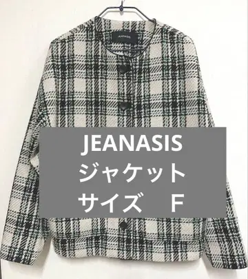 노카라 체크 자켓