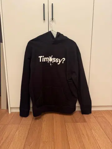 Timossy 블랙 남성용 후드티 XL
