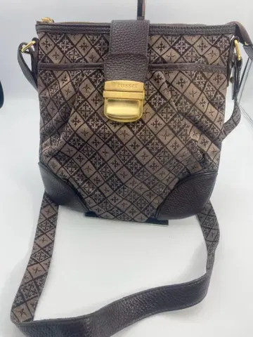 러셋 russet 가죽 숄더백 브라운