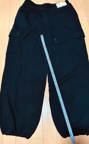 [ 정가 3990엔 ] UNIQLO 맨투맨 카고 팬츠 XL 블랙