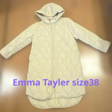 엠마 테일러 퀼팅 롱 코트 38 베이지