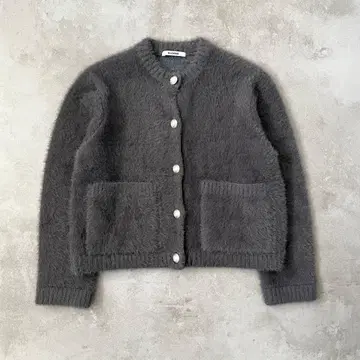 SLOANE 슬로우 7G 샤기 크루넥 자켓