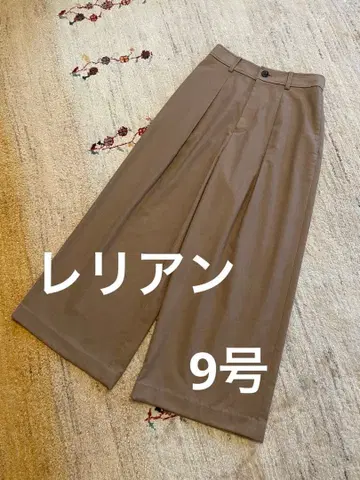 레리안 앞 턱 뒷 밴딩 와이드 팬츠 9호
