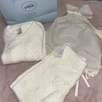 [택 포함 미사용 새상품] 젤라토피케 룸웨어 상하의 세트 랩핑 봉투 포함