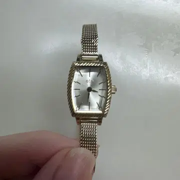 ete 골드 메쉬 밴딩 손목시계