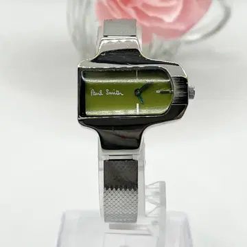[ 작동품 ] 폴스미스 쿼츠 손목시계 여성용 그린 관리609d