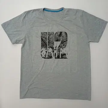 U2 로고 그레이 티셔츠