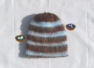 니트 비니 크러셔 모자 핸드메이드