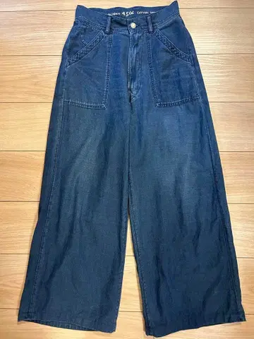 45R 코튼 100% 와이드 팬츠 일본제