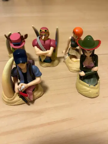 원피스 알라바스타 편 피규어 5체 세트 헤이세이 레트로 레어