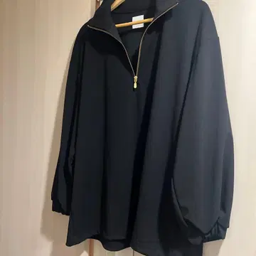 Lui's 조젯 스탠드 하프 ZIP 티셔츠