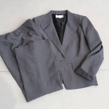 13호 그레이 싱글 버튼 수트 셋업