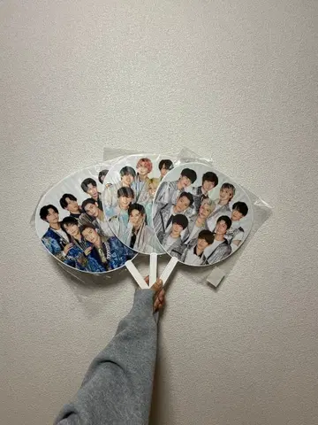 Snow Man 카우콘 부채 3장 세트