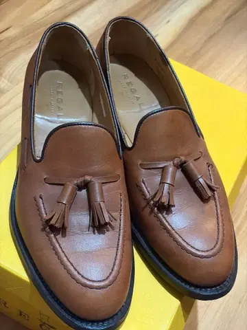 REGAL 태슬 로퍼 V234 FS 26.0 브라운 박스 있음 새상품급