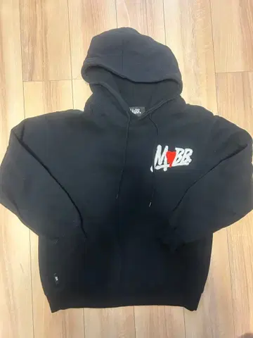 MOBB 자수 블랙 후드티