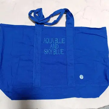 후지이 후미야 굿즈 AQUA BLUE AND SKY BLUE 토트백
