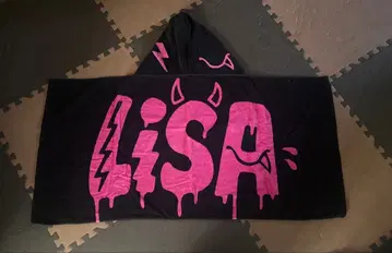 LiSA 후드 부착 타월