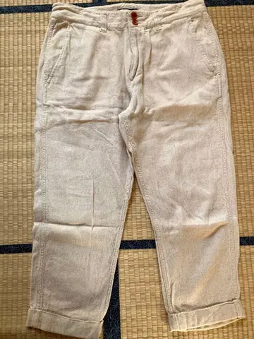 URBAN RESEARCH 크롭 린넨 팬츠