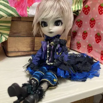 이스루 카니호루 x 미츠바치 커스텀 네이비 고딕