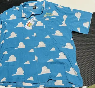 토이스토리 버즈 라이트이어 오픈 카라 셔츠 새상품 L 사이즈 셔츠