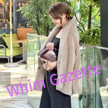 Whim Gazette 보아 코트 인플루엔자 콜라보 2024AW