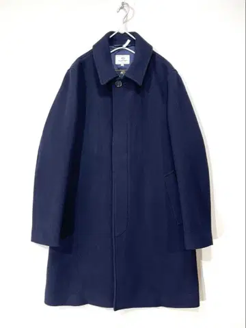 338 BEAMS 고급 두꺼운 원단 울 스텐카라 코트 사이즈 50/L