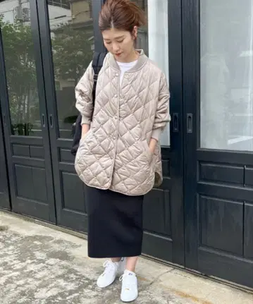 Spick & Span Pe 퀼팅 블루종