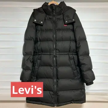 Levi's 리바이스 다운 코트 롱 다운 자켓 블랙