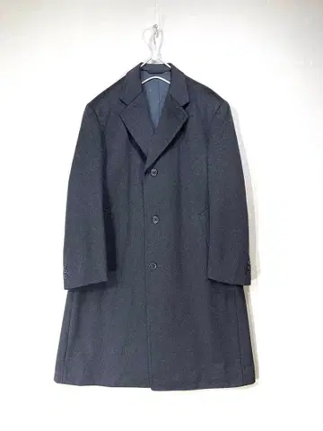 335 고급 캐시미어 두꺼운 원단 테일러드 체스터 코트 사이즈 L