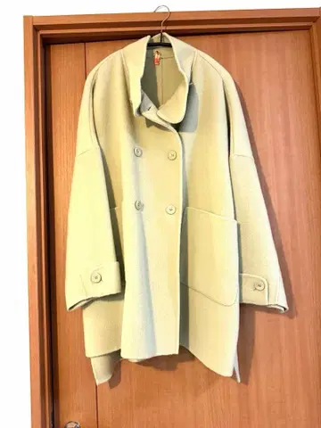 Lepis 라이트 그린 더블 버튼 코트