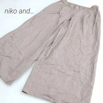 niko and - 니코앤드 린넨 혼방 와이드 팬츠 루즈핏 빅