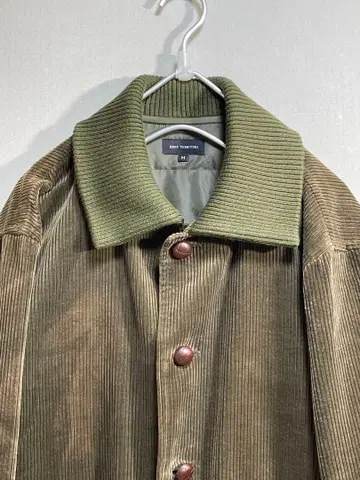 331 KROS TOSHIYUKI 충전솜 퀼팅 두꺼운 원단 굵은 폭 자켓