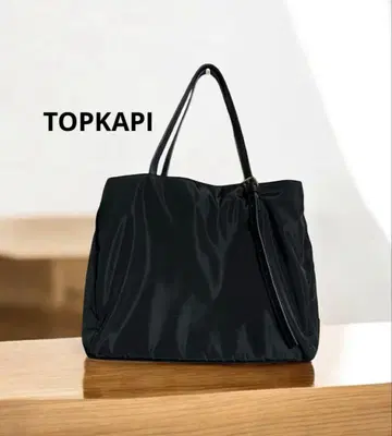 TREASURE TOPKAPI 탑카피 나일론 토트백 블랙
