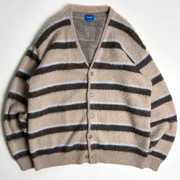 [ 새상품급 ] 빔즈/모헤어알파카 혼방 샤기 니트 가디건/빅 실루엣