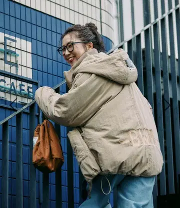 니코앤드 [be with M] 미사요 밀리 아우터 베이지