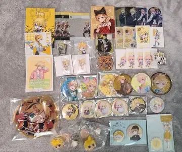 카가미네 렌 캔뱃지 키링 굿즈 묶음 판매