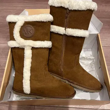 [ 해외 구매 ] [ 미사용 ] 마이클코어스 롱 어그 부츠 22.5cm